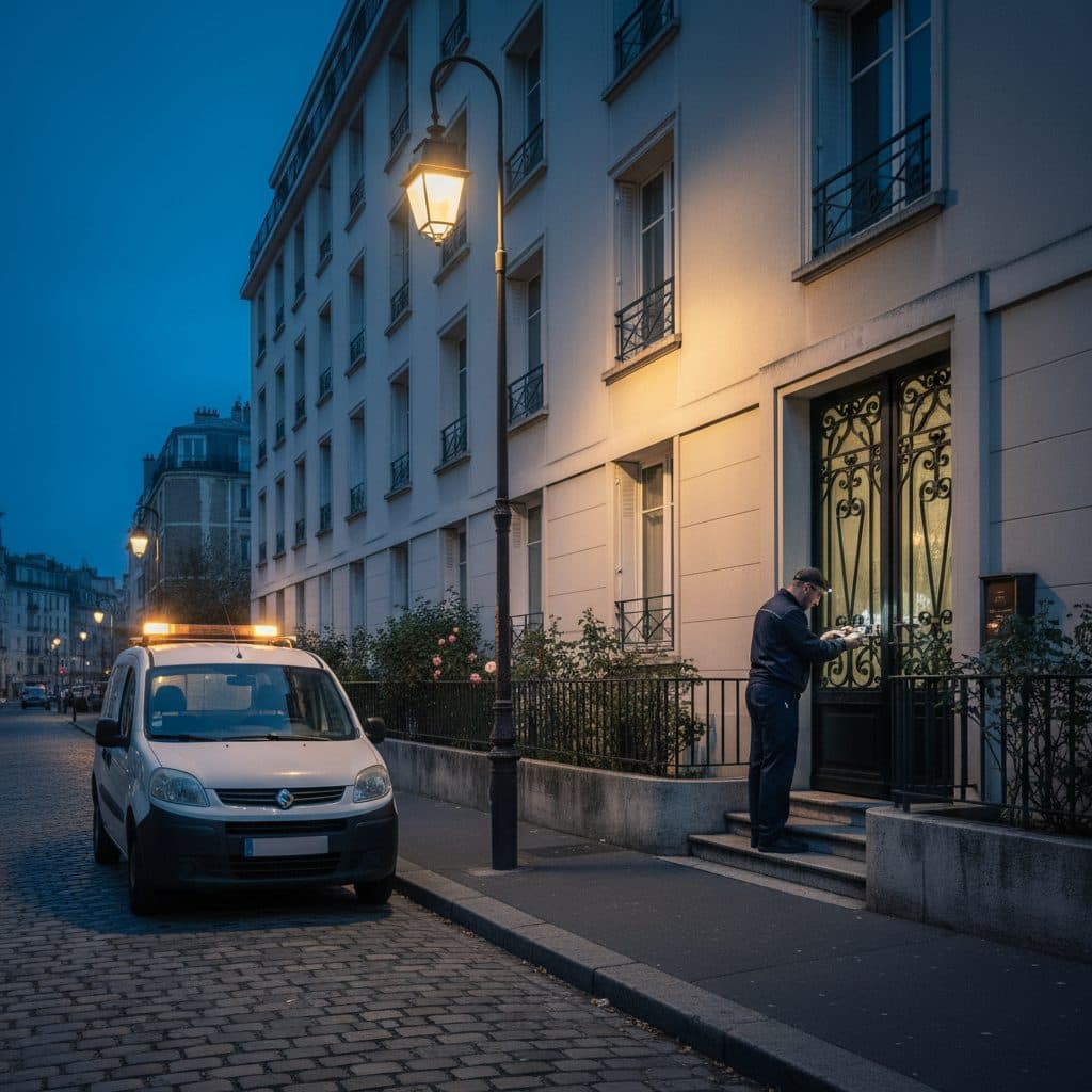 Serrurier Le Blanc Mesnil en intervention de nuit — disponible 24h/24 et 7j/7 dans le 93
